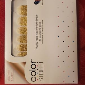 Color Street Nail Strips Golden Girly